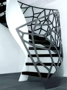 Образец перил для лестницы из листовой стали Пример перил для лестницы из листовой стали