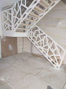 Пример лестницы из листа